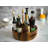 Rotating Lazy Susan Divided Round Tray
