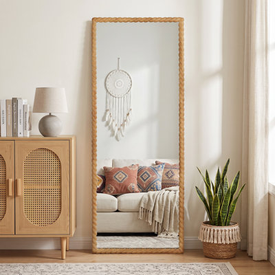 Miroir mural en bois sculpté