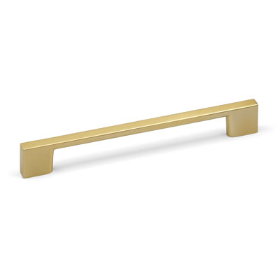 Brushed Brass Slim Square D-Bar Handles