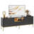 Kruszewski 55" Fluted TV Stand for 60 Inch TV, Glossy Media Console with Wave Pattern Buffet Cabinet-1188275257
