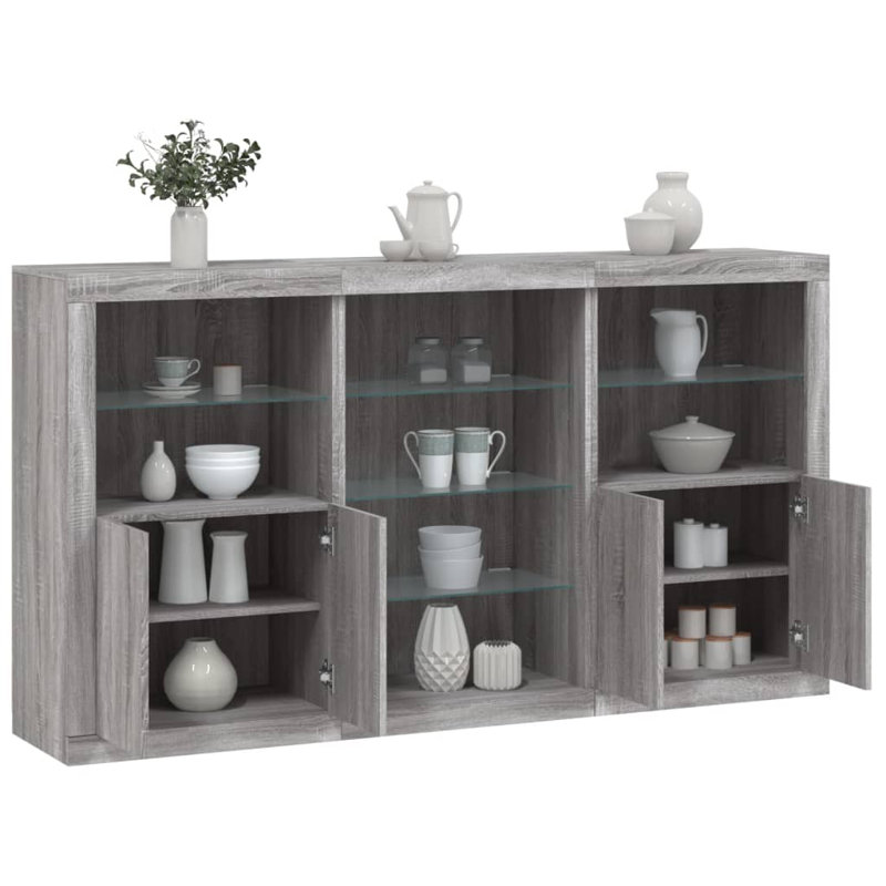 Badea 181.5cm Sideboard, Grey Sonoma
