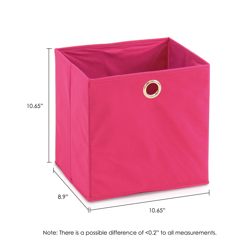 Rebrilliant Fabric Decorative Bin, Pink