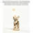 Lovely Resin Bear Led Moon Lamp Decor With Bluetooth