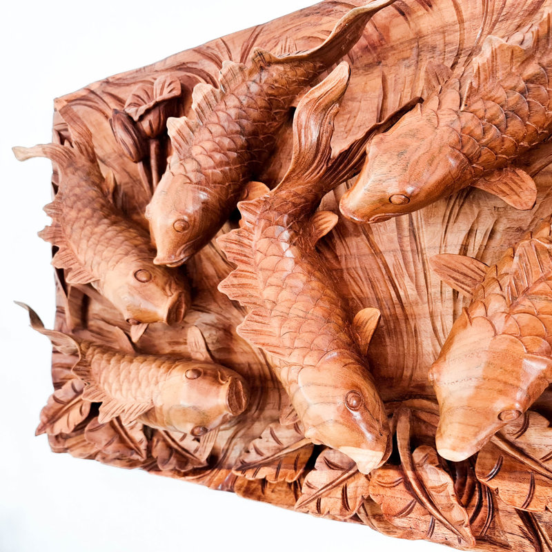 Handmade Wall Decor on Solid Wood