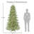 White 7.5' Pre-Lit Fir Tree