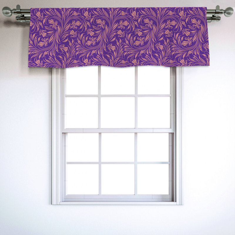 Sateen Ruffled Window Valance