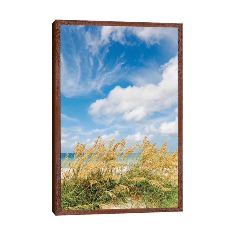 St. Pete Beach III by Bethany Young - Print on Canvas, Classic Brown Wood Framed, 66.04cm H x 45.72cm W x 3.81cm D