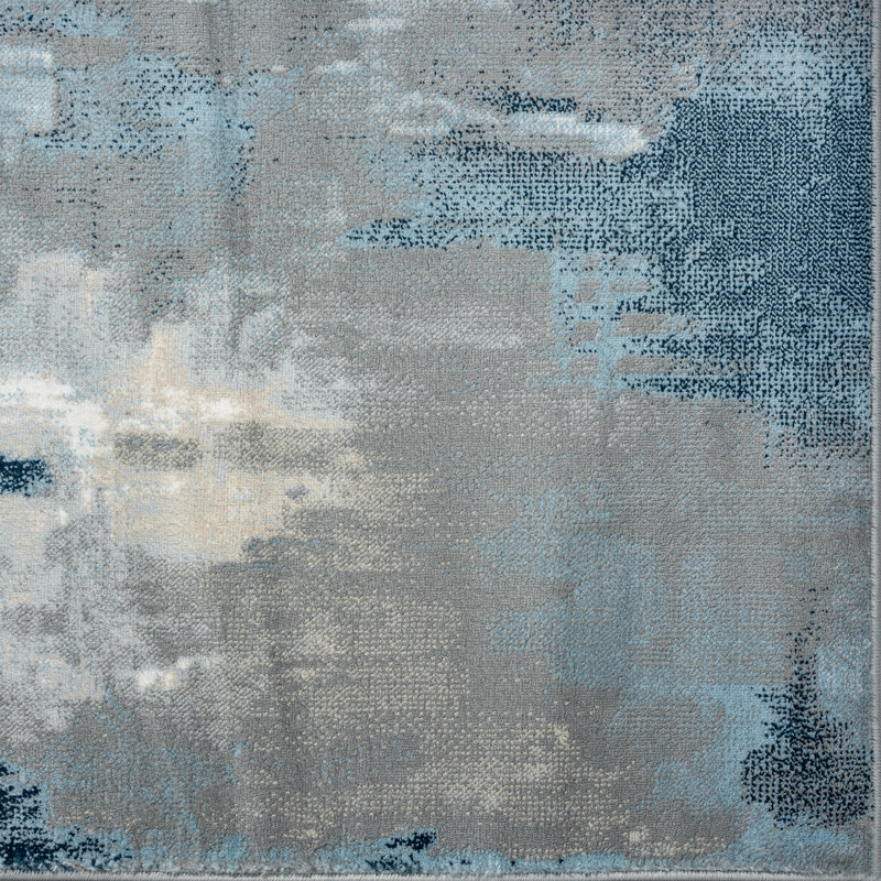 Abstract Indoor Rug, Rectangle 8' x 10'