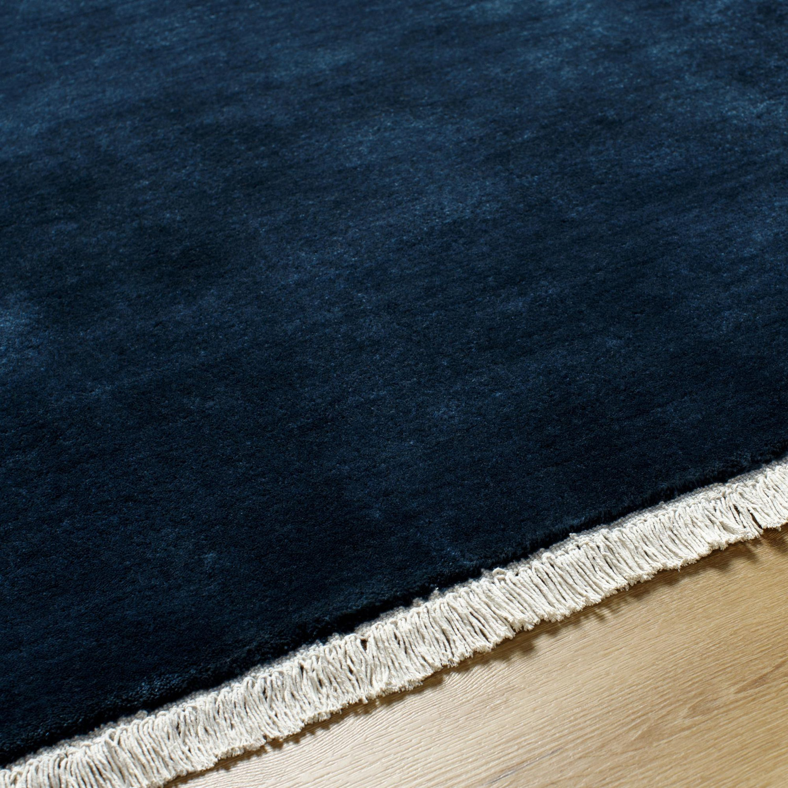 Clio Hand-Loomed Cream Wool Rug, Square 6'