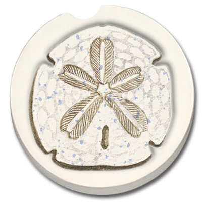Stoneware Round 1 Piece Car Coaster