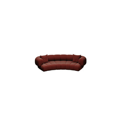 Semi-circular arc  negotiating sofa