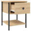 Lympsham 34cm W Iron Bedside Table-561615474