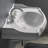 CeraStyle By Nameeks 1837 21.06'' White Ceramic Specialty Bathroom Sink with Overflow-17648756