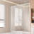 Semi-frameless Double Sliding Shower Door SGCC Tempered Glass-108734716