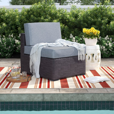 Chaise de patio avec coussins Arbedella