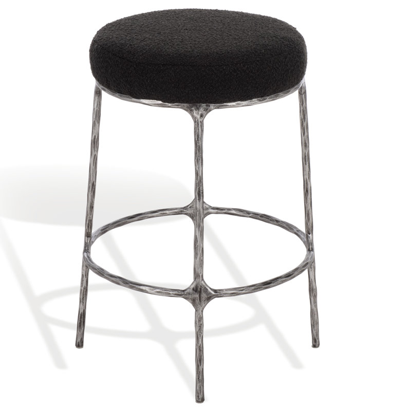 Tabouret de comptoir 26 po Jarir, Noir
