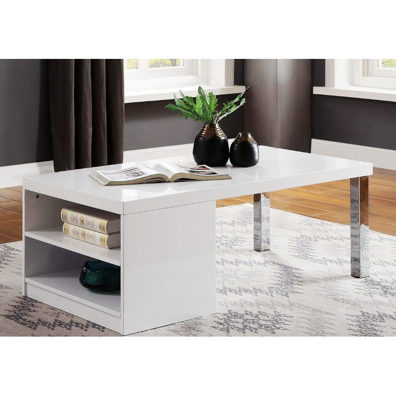 Table basse simple en bois massif Kadden