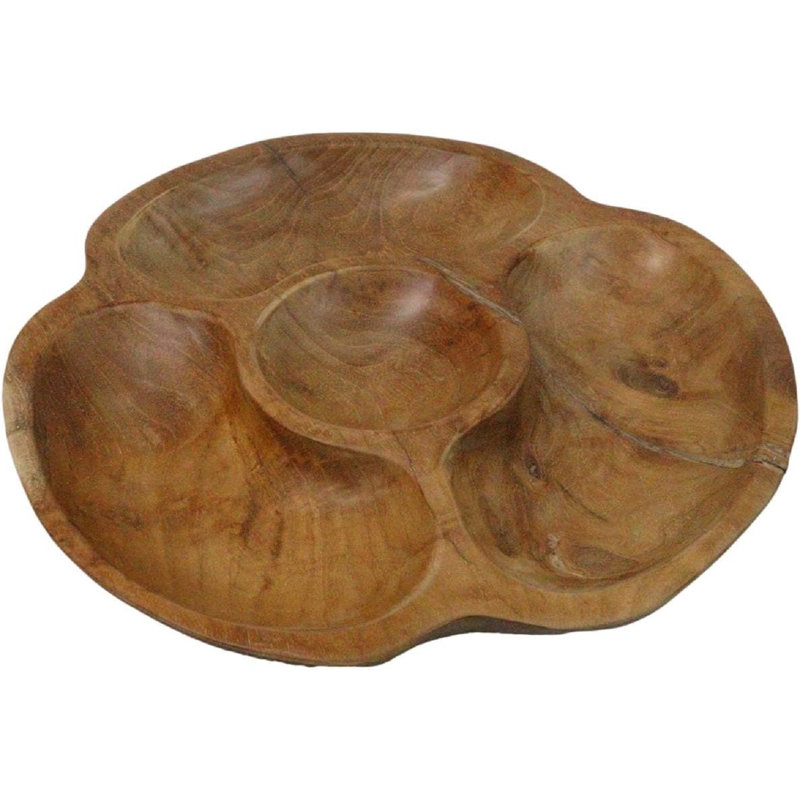 Plateau de service 4 pièces Rustic Live Edge