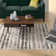 Bethlyn Striped Ivory/Charcoal Area Rug