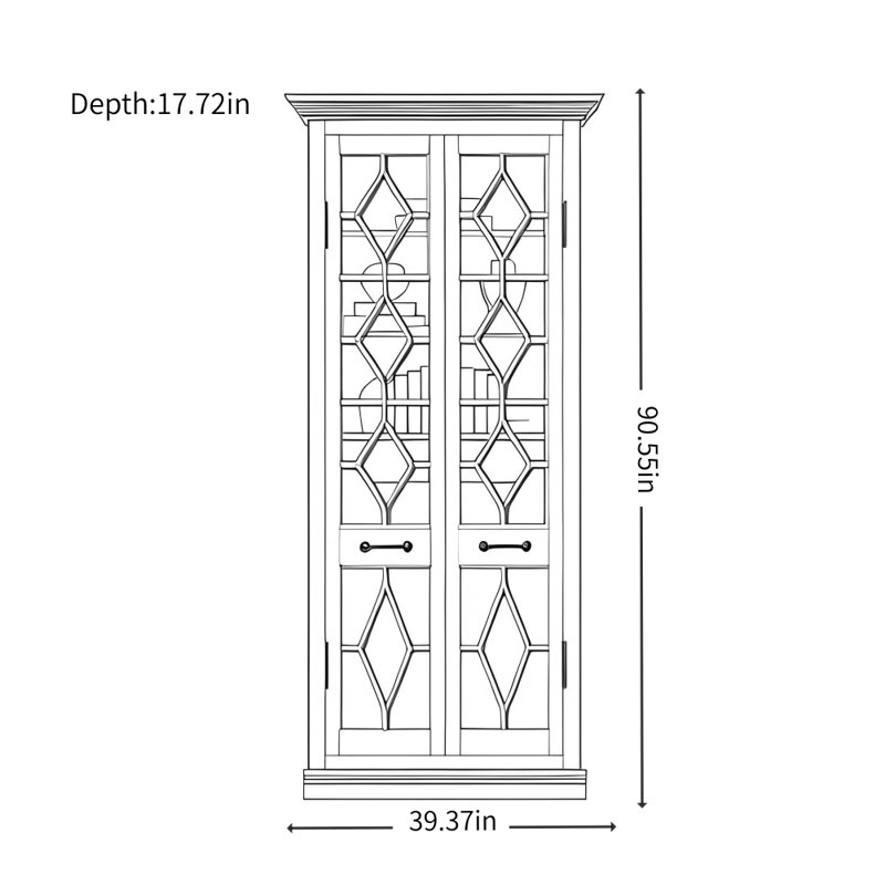Vitrine American Minimalist Design