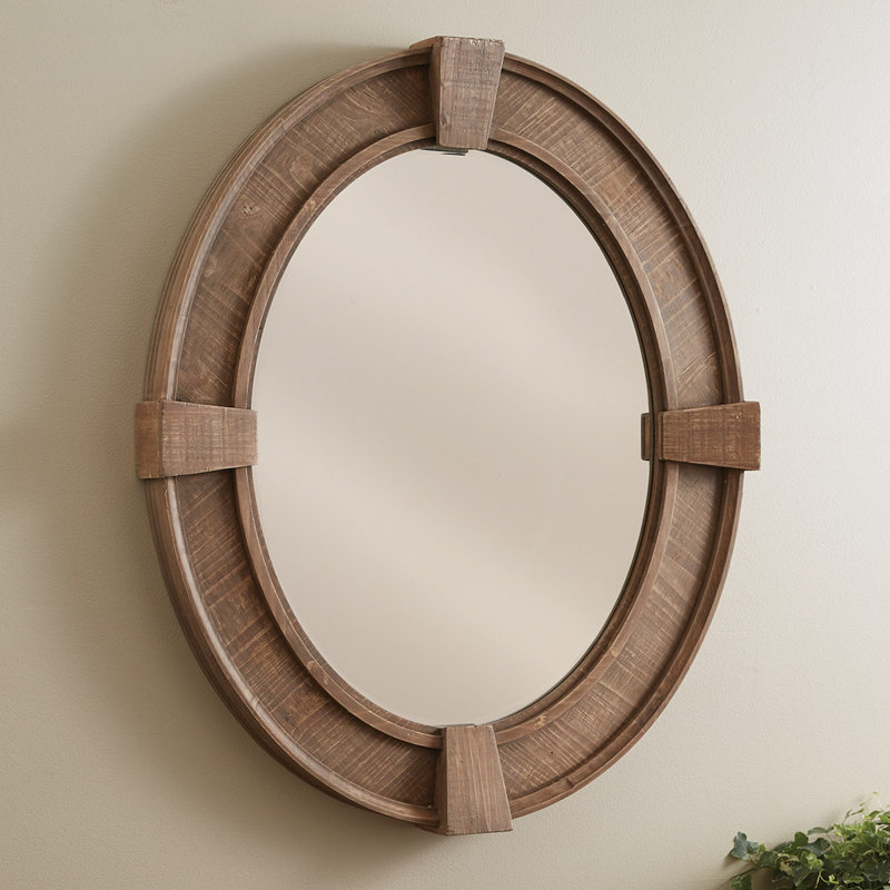 Miroir mural en bois Tecumseth