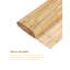 Rouleau de clôture en lattes de bambou naturel, 6 pi x 10 pi - Écran d'intimité écologique pour jardin et balcon