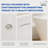 59"L x 28"W Freestanding Acrylic Slipper Soaking Bathtub, Chrome Drain & Overflow, Modern Design for Luxury Bathrooms-64490089