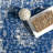 Julieanna Power Loom Performance Oriental Dark Blue Rug-66212397