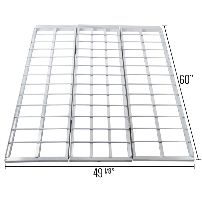 Rampe pour moto pliable en aluminium Black Widow