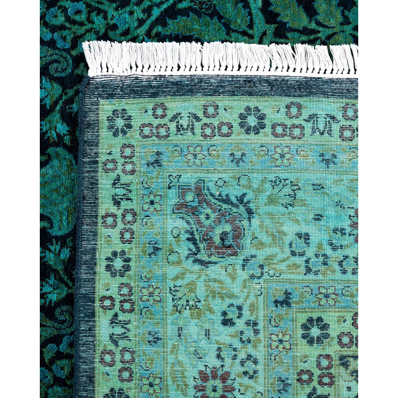 Overyed One-of-a-Kind Rectangle 6'1" X 9'3" Hand Knotted Area Rug