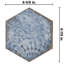 Gaudi Lux Hex 9" x 10" Porcelain Patterned Wall & Floor Tile-37993295