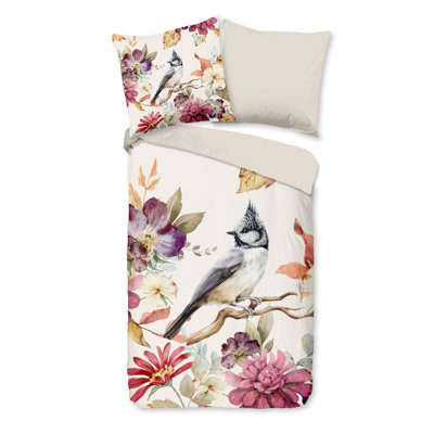 Cotton Abstract Duvet Cover with Pillowcases