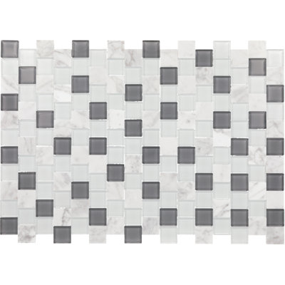 Perfit Mosaix 1" x 1" Natural Stone Brick Joint Mosaic (7 PC per Carton) (10.85 SQFT per Carton)