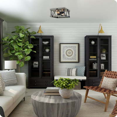 Plafonnier encastré 2 lumières Kira Home Keating