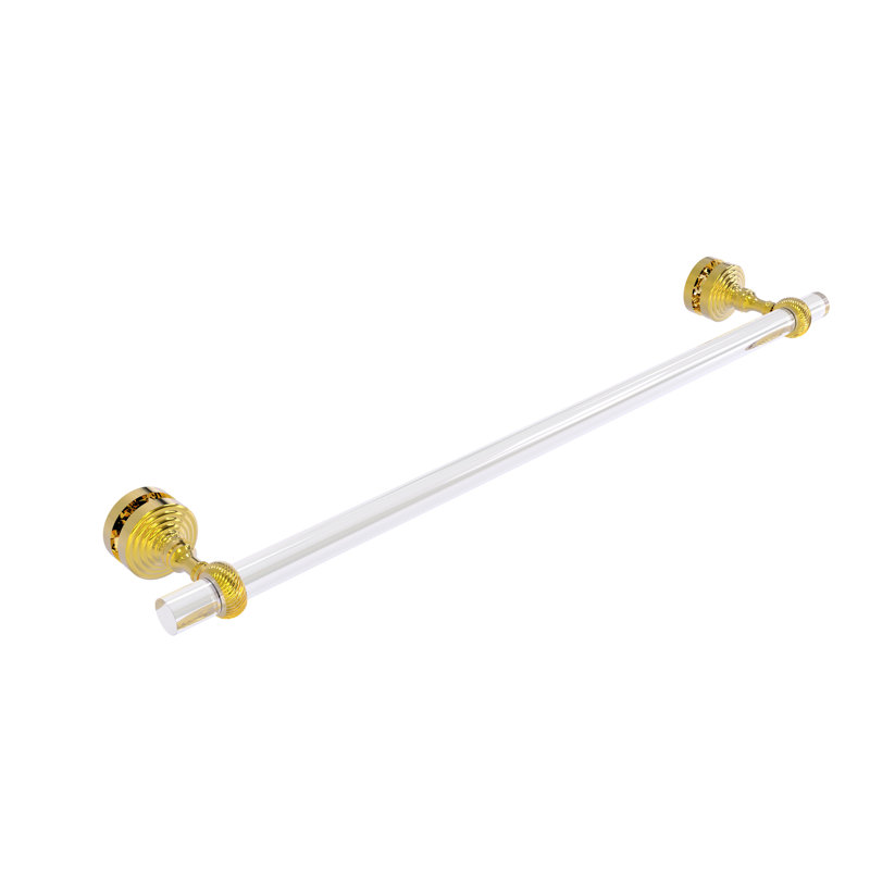 Porte-serviettes 5,2 po pour porte de douche en verre Jarrell, Laiton poli