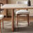 Beige sintered stone dining table set-113723014