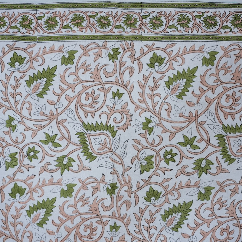 Housse de table Pastel Vine, L 72 po x L 118 po