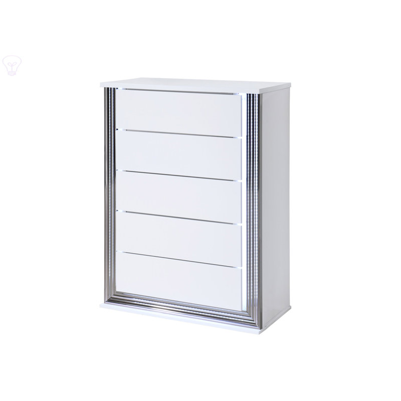 Commode blanche à lune MOON