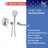 1 Handle Roman Tub Faucet with Diverter-69944507