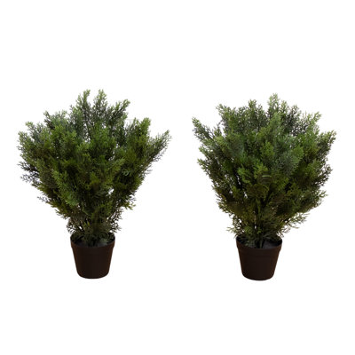 Artificial Cedar Tree UV Resistant (Indoor/Outdoor) - Set of 2