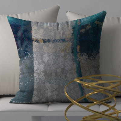 Superb Extol Decorative Square Pillow Cover & Insert