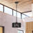 Asllan 1 Light Black Pendant