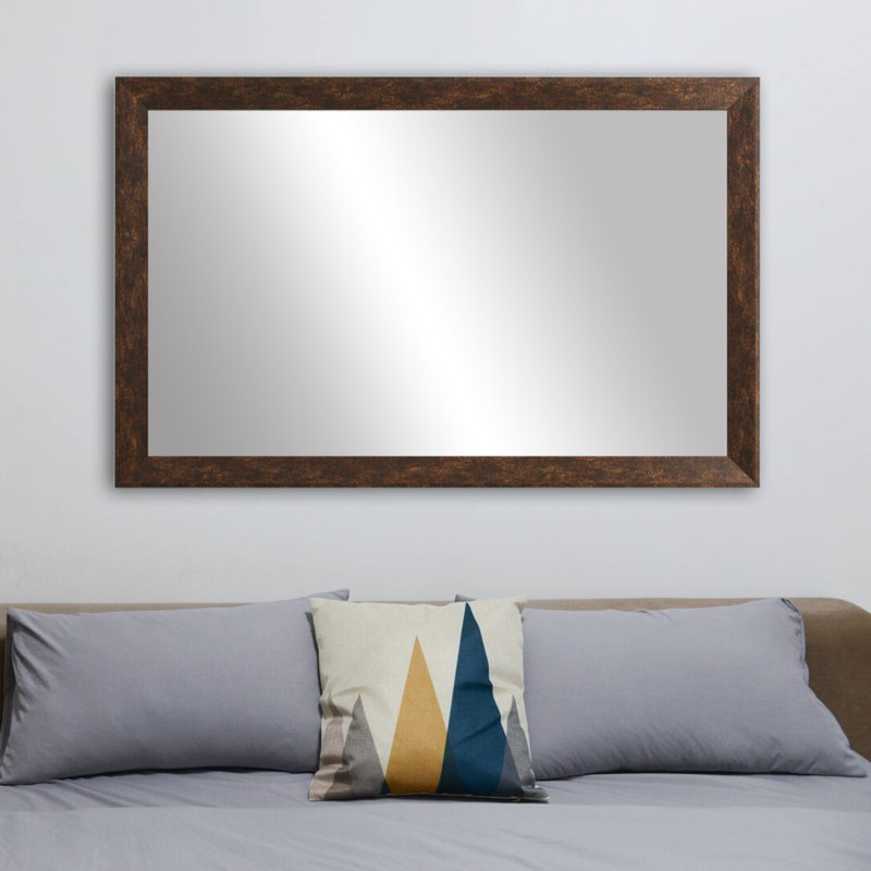 Miroir Larue, Bronze vénitien, 34 po x 44 po