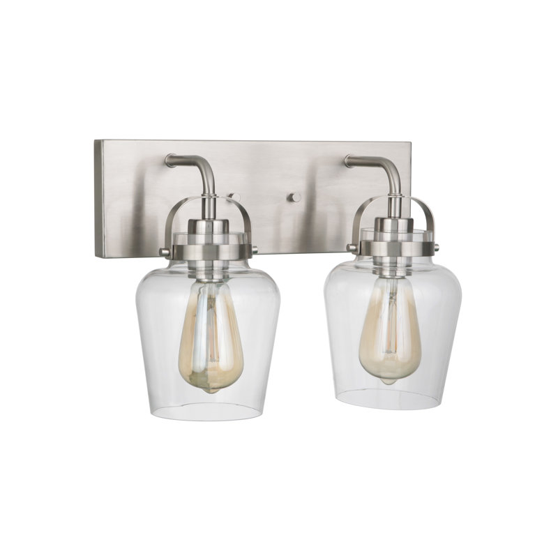 Tribble 2 - Light Vanity Light, Brushed Polished Nickel