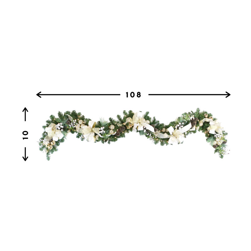 Cream And Gold Garland