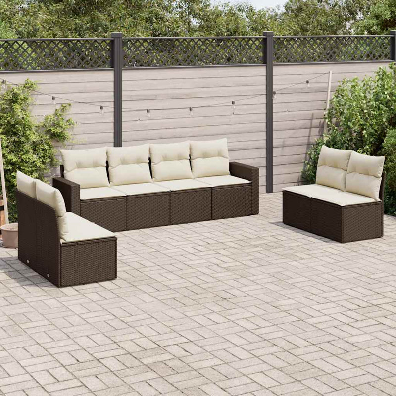 Ensemble de canapé de jardin Vidaxl