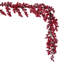 5' Red Ice Berry Garland