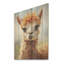 «Brown Majestic Alpaca Portrait II» - impression d'alpaga sur bois-46248866