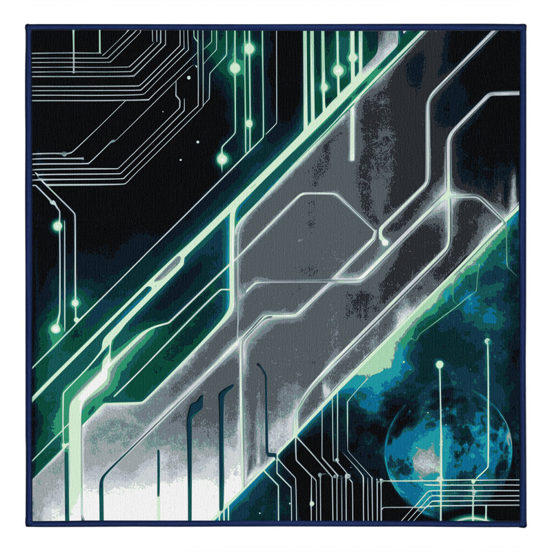 Stellar Realm Rug, Square 6'