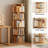 5 Tier Rotating Bookshelf, 360° Display Round Spinning Bookshelf